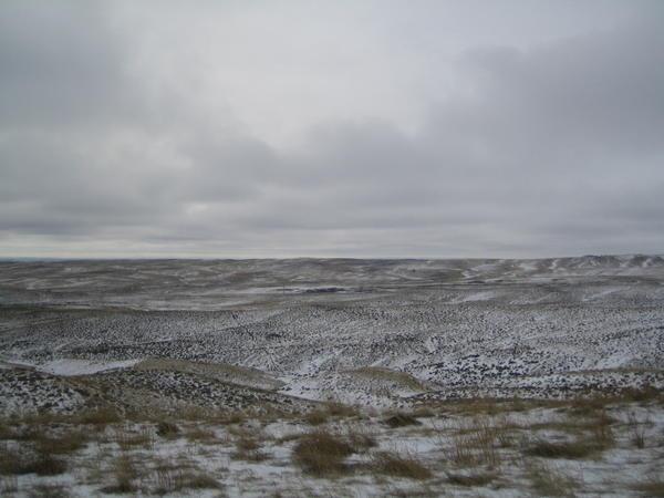 Snow on the plains