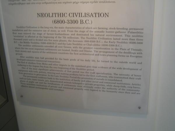 Neolithic Civilization.