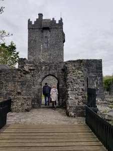 Entrance to Aughnanure Castle.