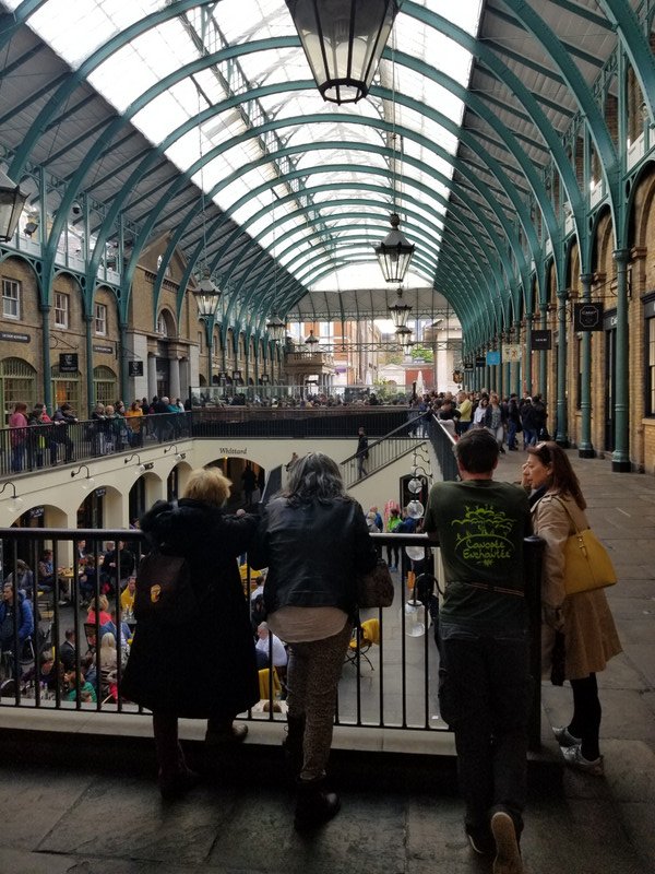 Inside the Covent Garden building