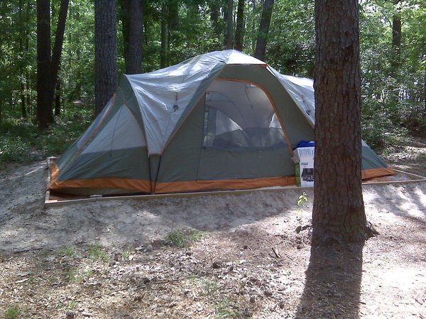Tent setup