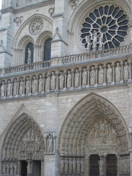 Close up of Notre Dame