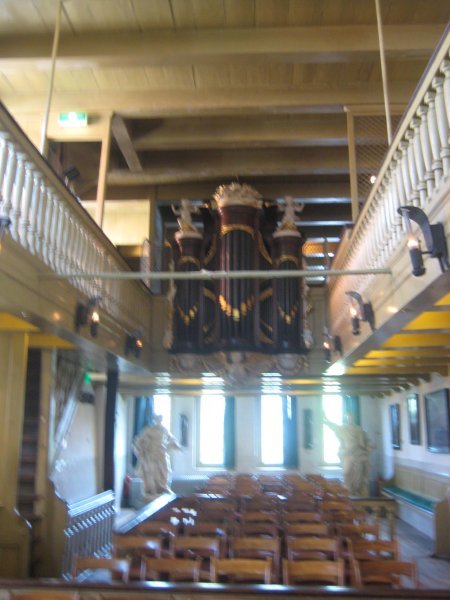 The main room of the Church in the attic