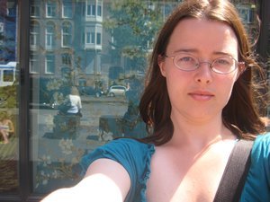 Me in front of the Van Gogh museum