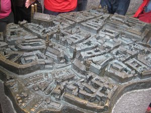 3D Braille model of Munich