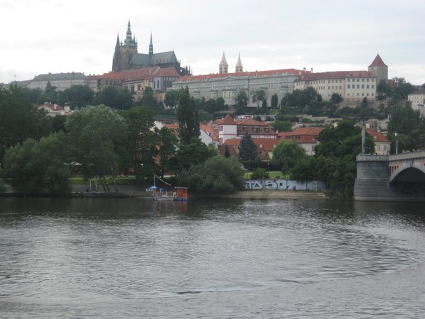Prague Castle from across the river