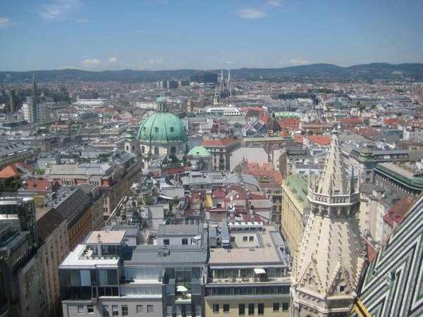 View from St. Stephan's Cathedral
