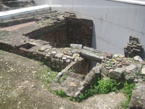 Roman Ruins in front of the Spanish Riding School