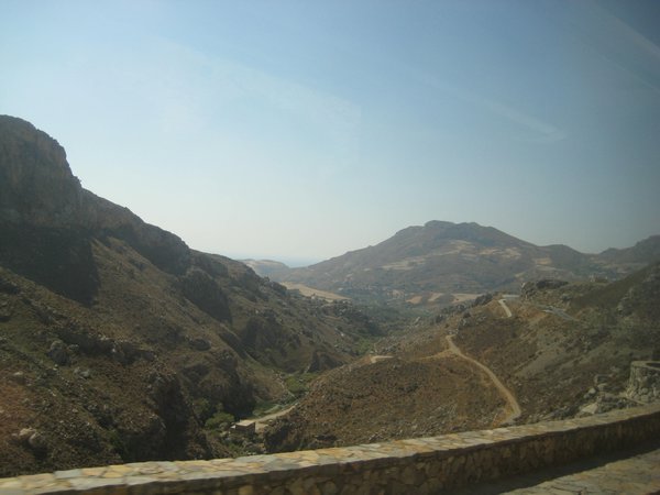 Valleys and mountains in Crete