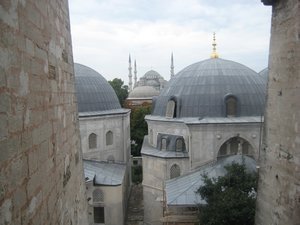View from the window of Hagia Sophia