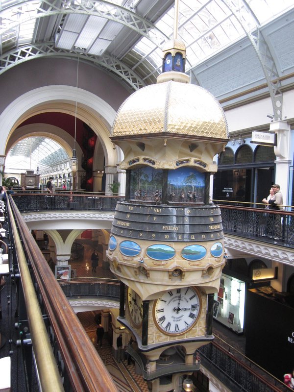 The inside of QVB