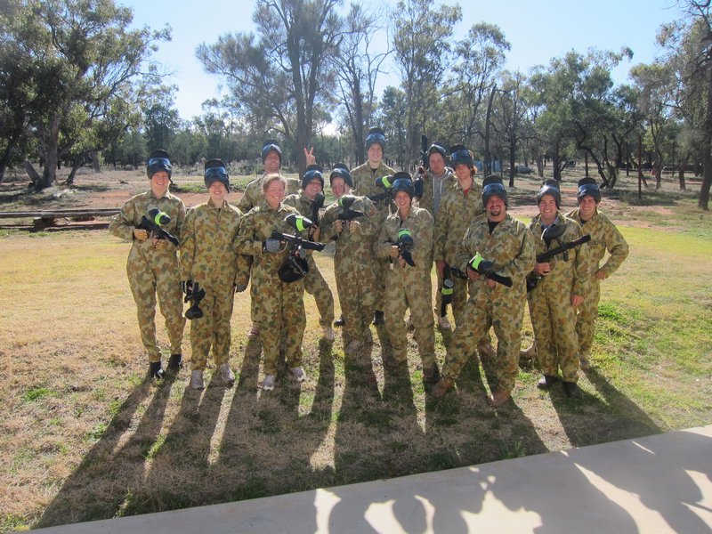 Paintball group