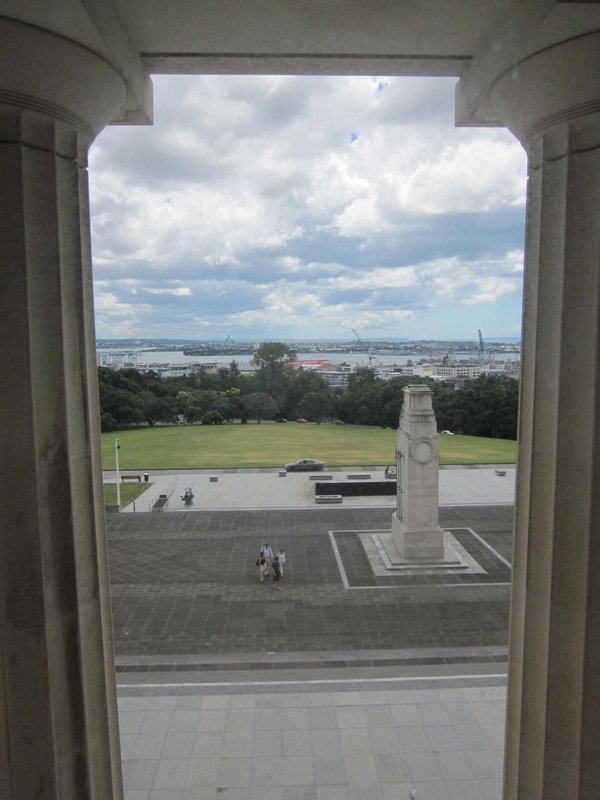 Auckland seen from Auckland Museum