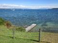 Lake Taupo and sailboats