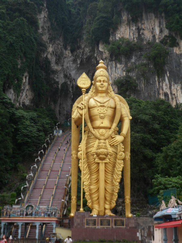 Giant Golden Cave Guardian