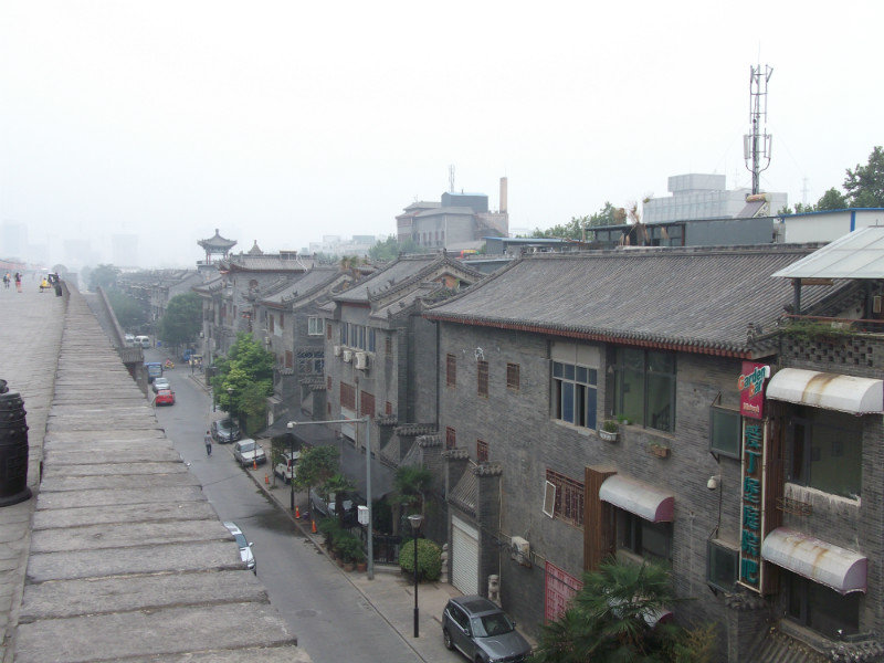 Xi'an City from the top of the wall