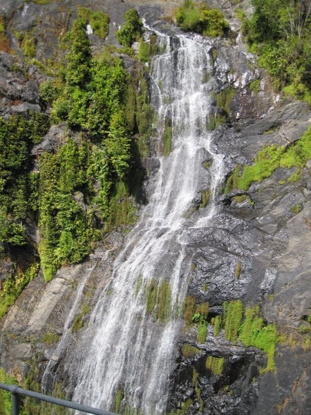 View of waterfall from Kuranda train