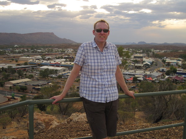 On Anzac Hill overlooking Alice Springs