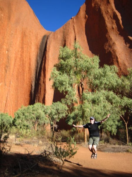 Coming in to land from top of Uluru!