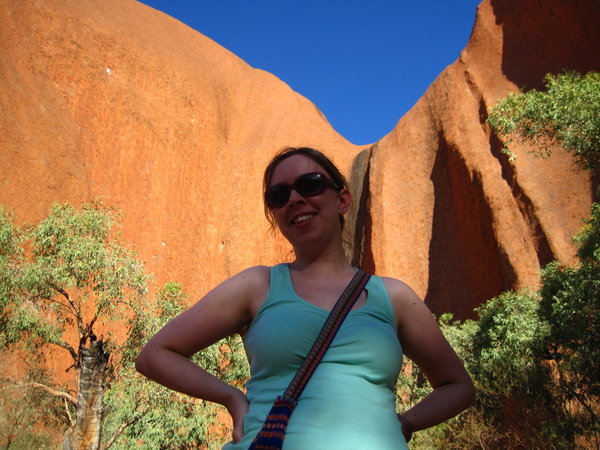 JP up close and personal with Uluru!