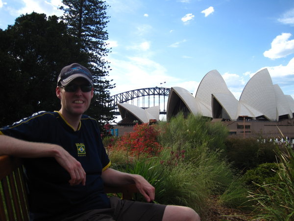 View of Opera House from Botanic Gardens