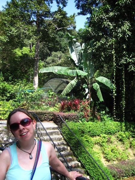 Jen in the Botanic Gardens
