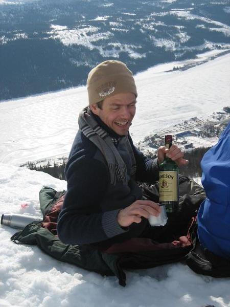 Whiskey time on the slopes