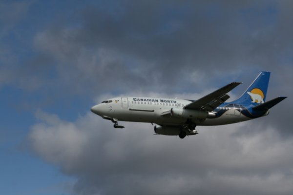 Canadian North jet heading to Montreal