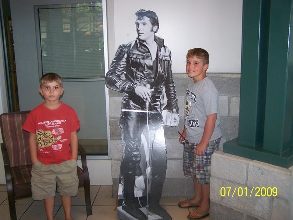 Boys with First Elvis