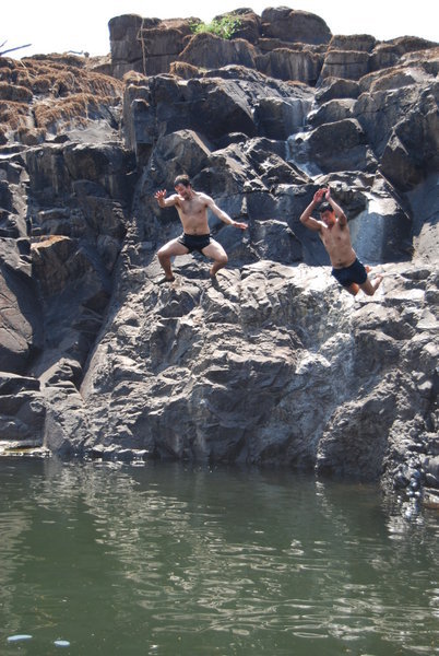Matt and James make a splash in Angel Pools