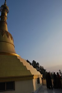 view from the Stupa at the Vipassana centre in Kathmandu