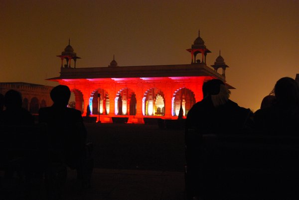 red fort light show