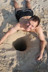 Matt digs a big hole!