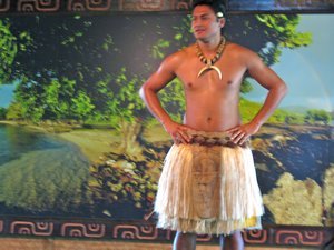 Male Tahitian dancer