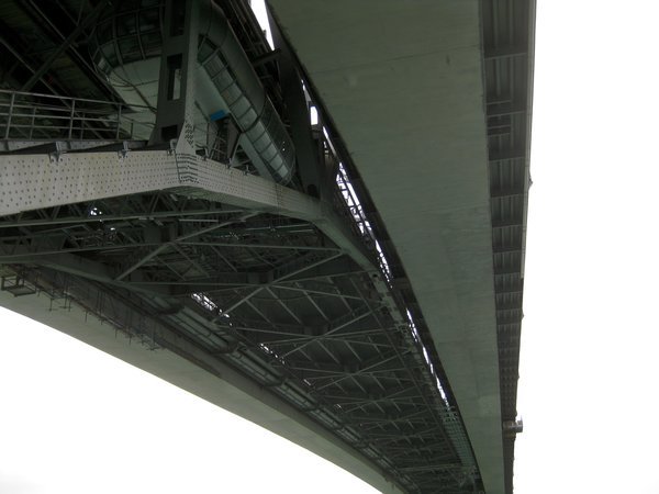 Underside of bridge