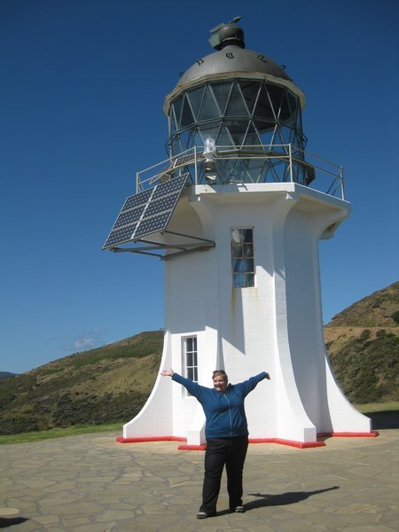 at the lighthouse