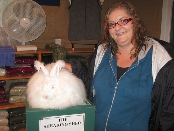 Me and another fluffy bunny