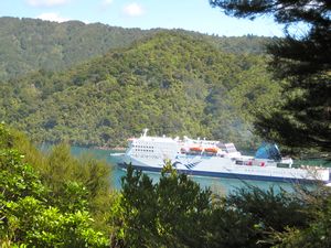 ferry coming in