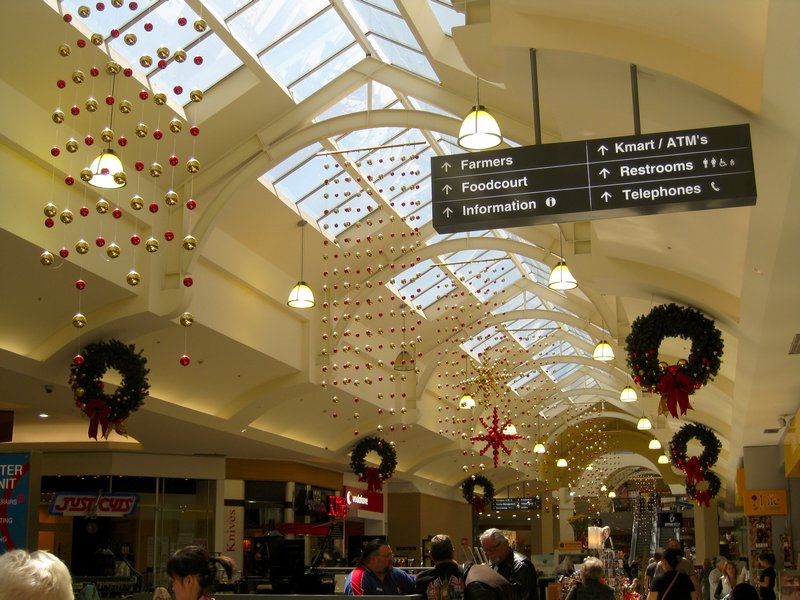 decorations in the mall