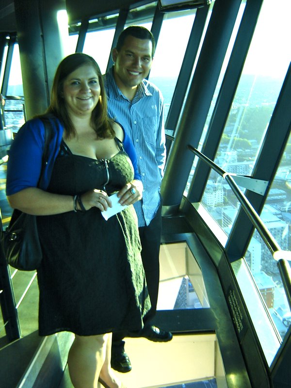 me and Pete at the skydeck