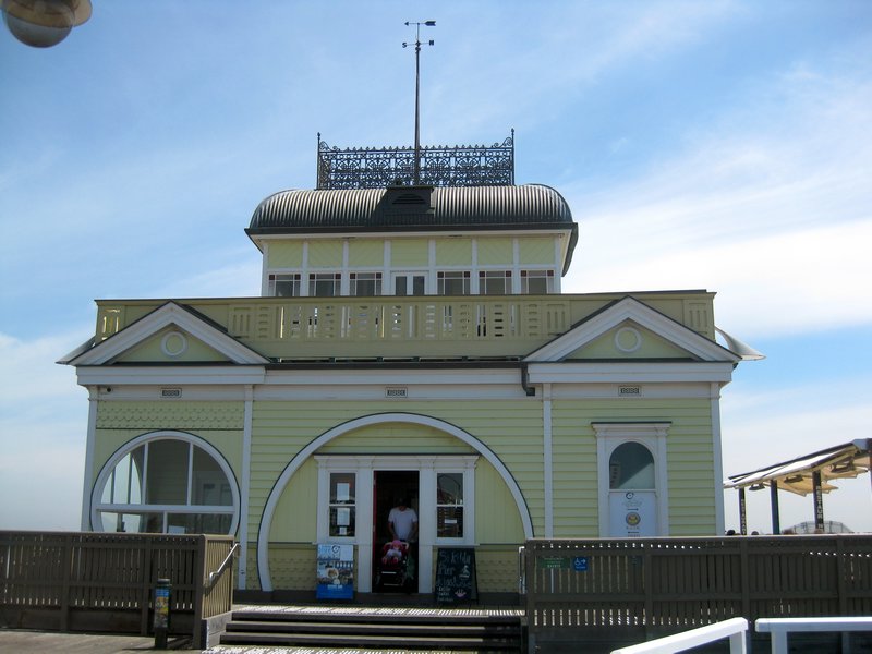 1800's building on the pier