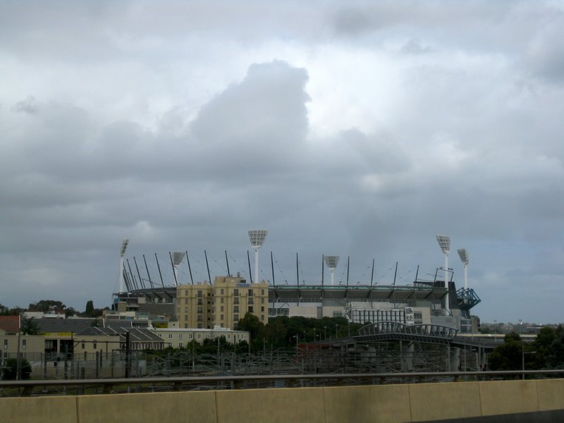 MCG in the distance