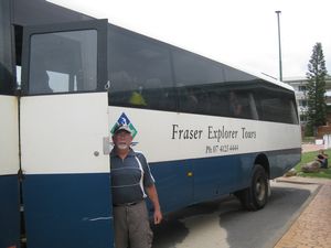 dad and the bus