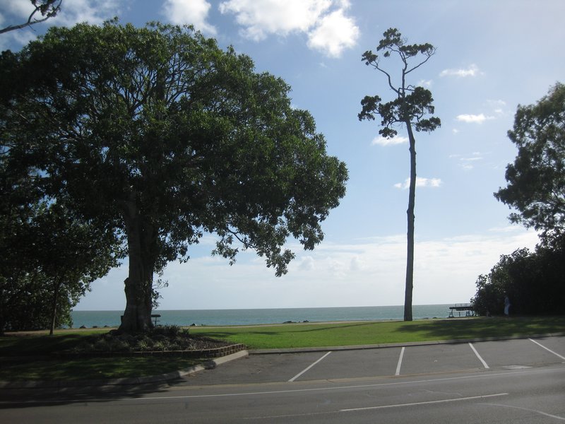 view from our apartment in Hervey Bay