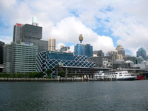 coming into Darling harbour