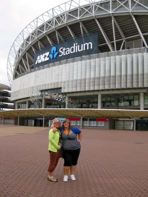 mom and I at ANZ stadium