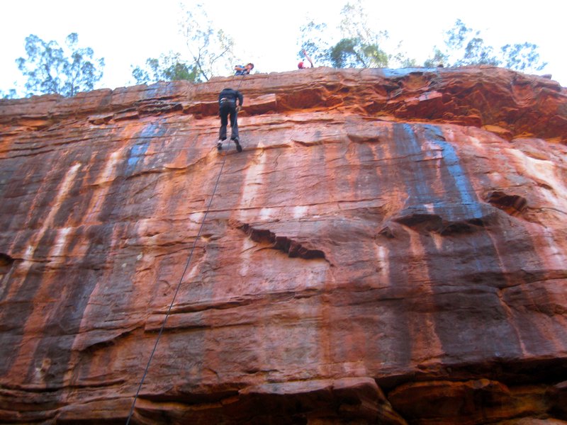 abseiling