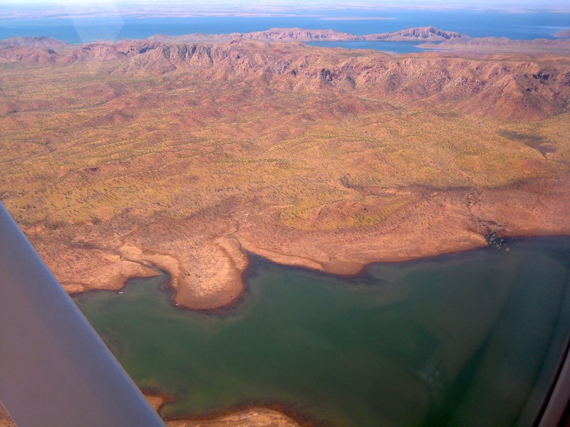 first view of lake argyle