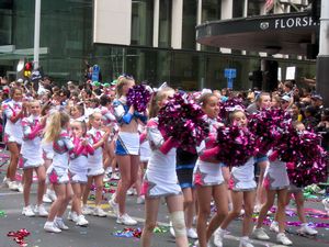 heaps of cheerleaders