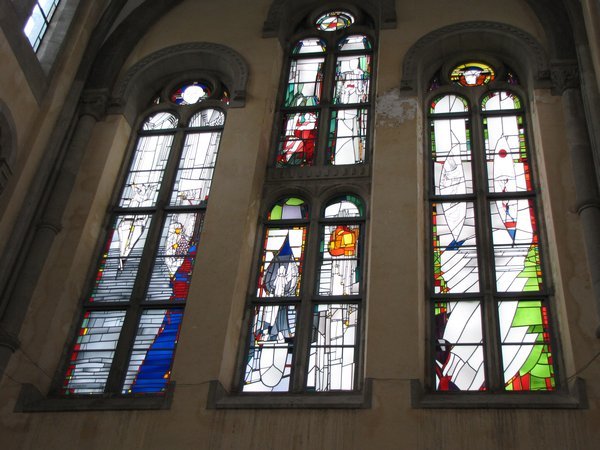 Replaced Stained Glass Windows